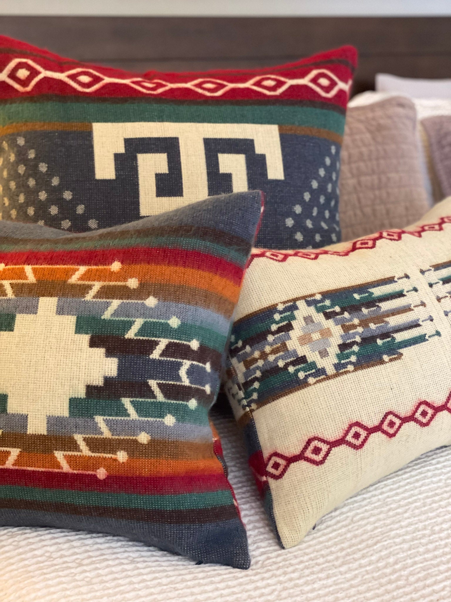 Artisan-Made Small Sumaco Wave Southwestern Pillowcase