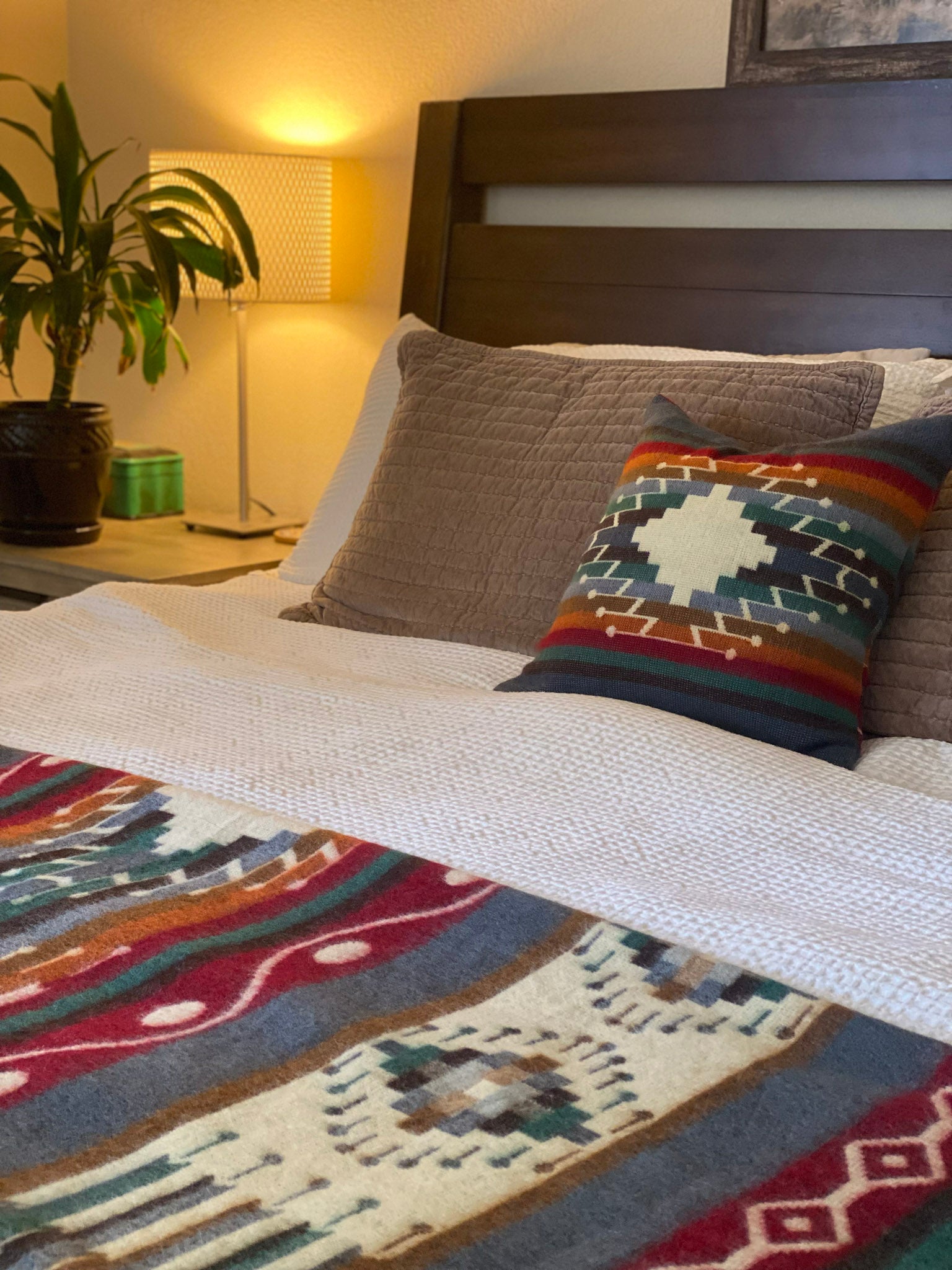 Artisan-Made Small Sumaco Wave Southwestern Pillowcase