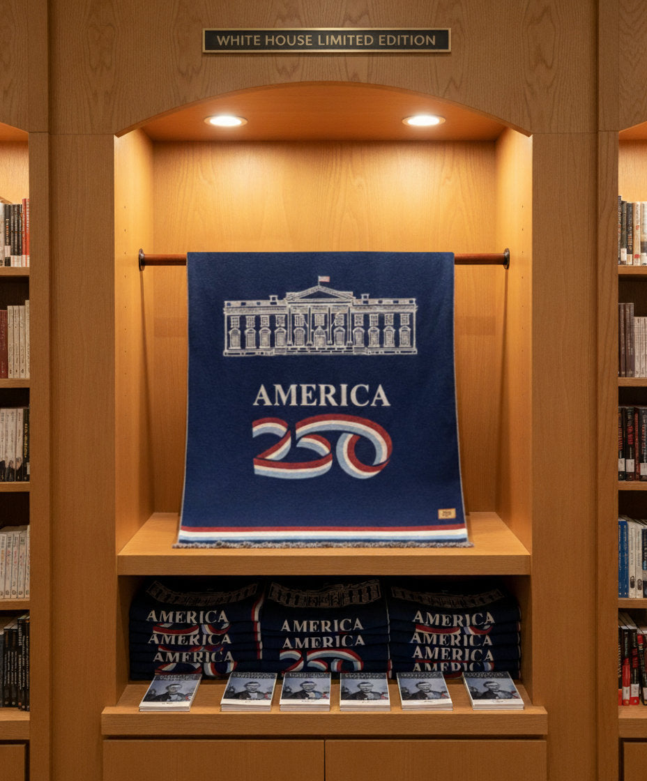 America 250 Whitehouse Throw Blanket