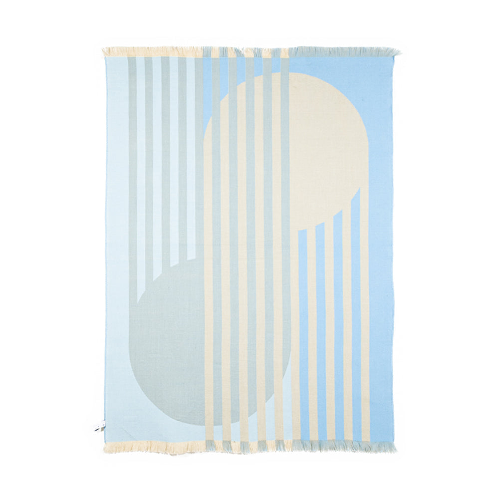 Blue Unifier Throw Artisan-Crafted Blanket