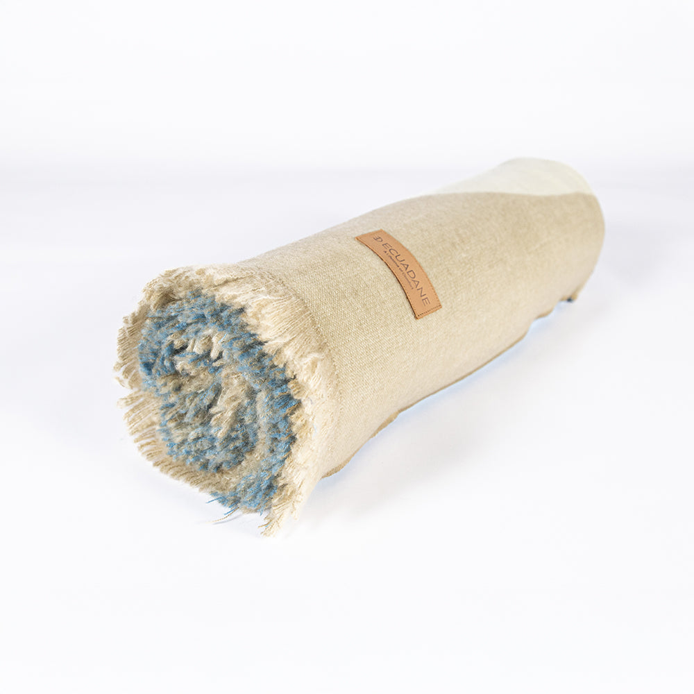 Blue Unifier Throw Artisan-Crafted Blanket