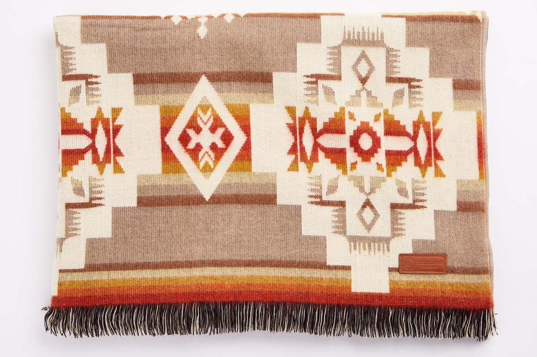 Artisan-Made Southwestern Blanket - Andes Beach Throw