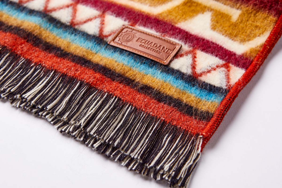 Artisan-Made Southwestern Blanket - Antisana Earth Throw