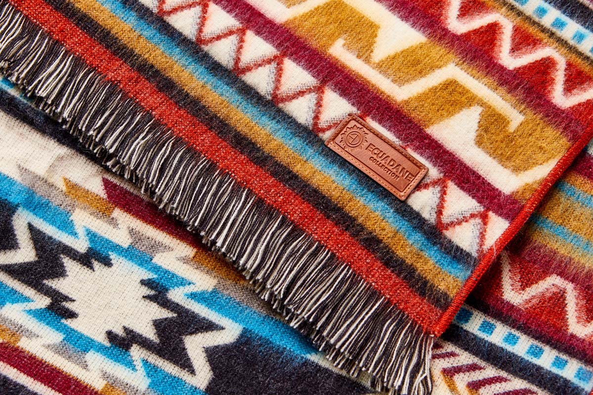 Artisan-Made Southwestern Blanket - Antisana Earth Throw
