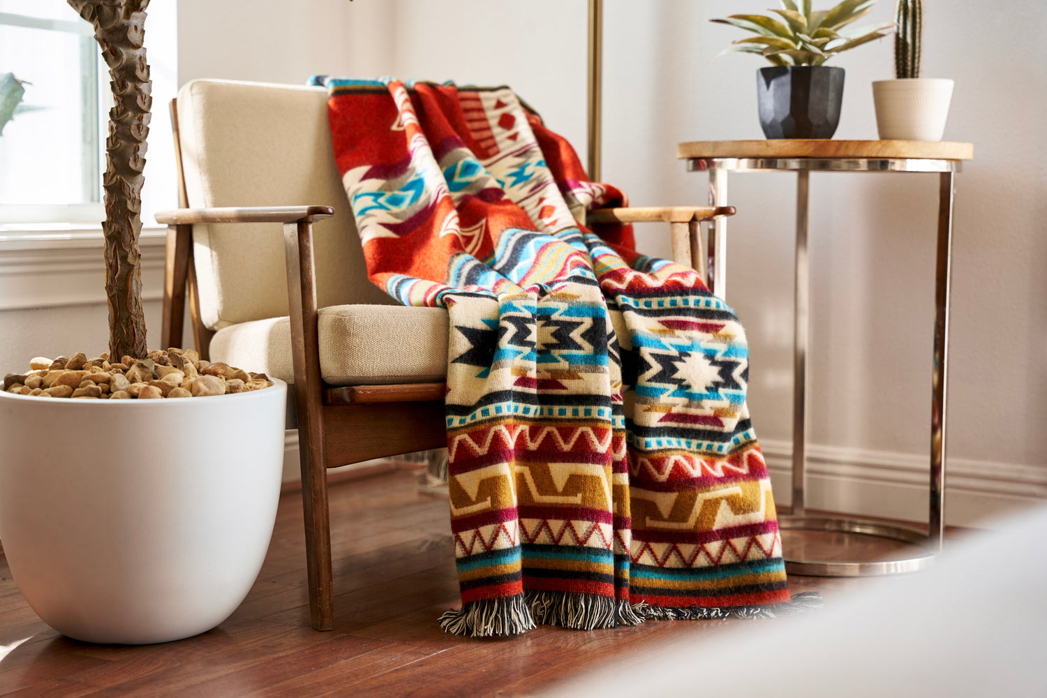 Artisan-Made Southwestern Blanket - Antisana Earth Throw