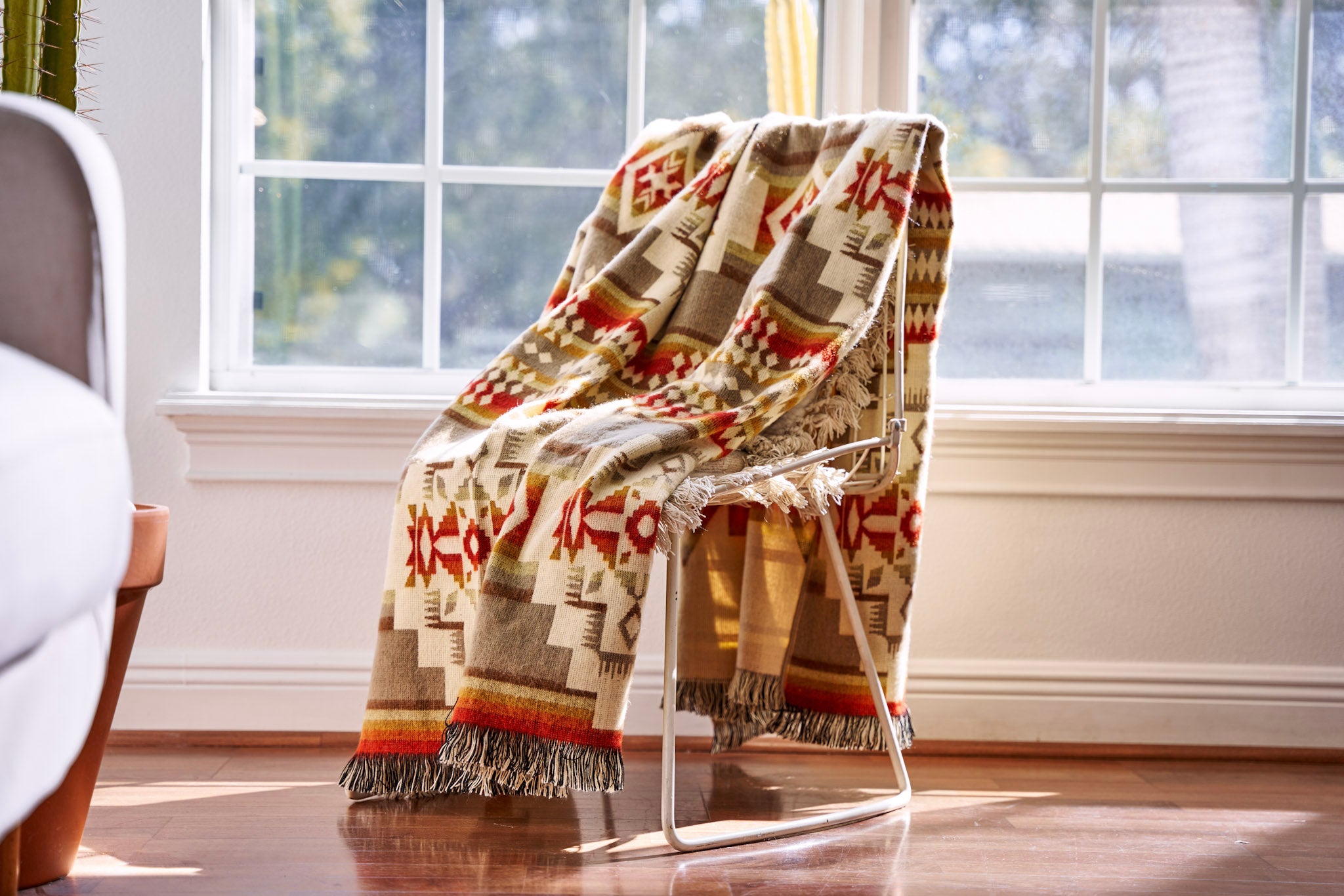 Artisan-Made Southwestern Blanket - Andes Beach Throw