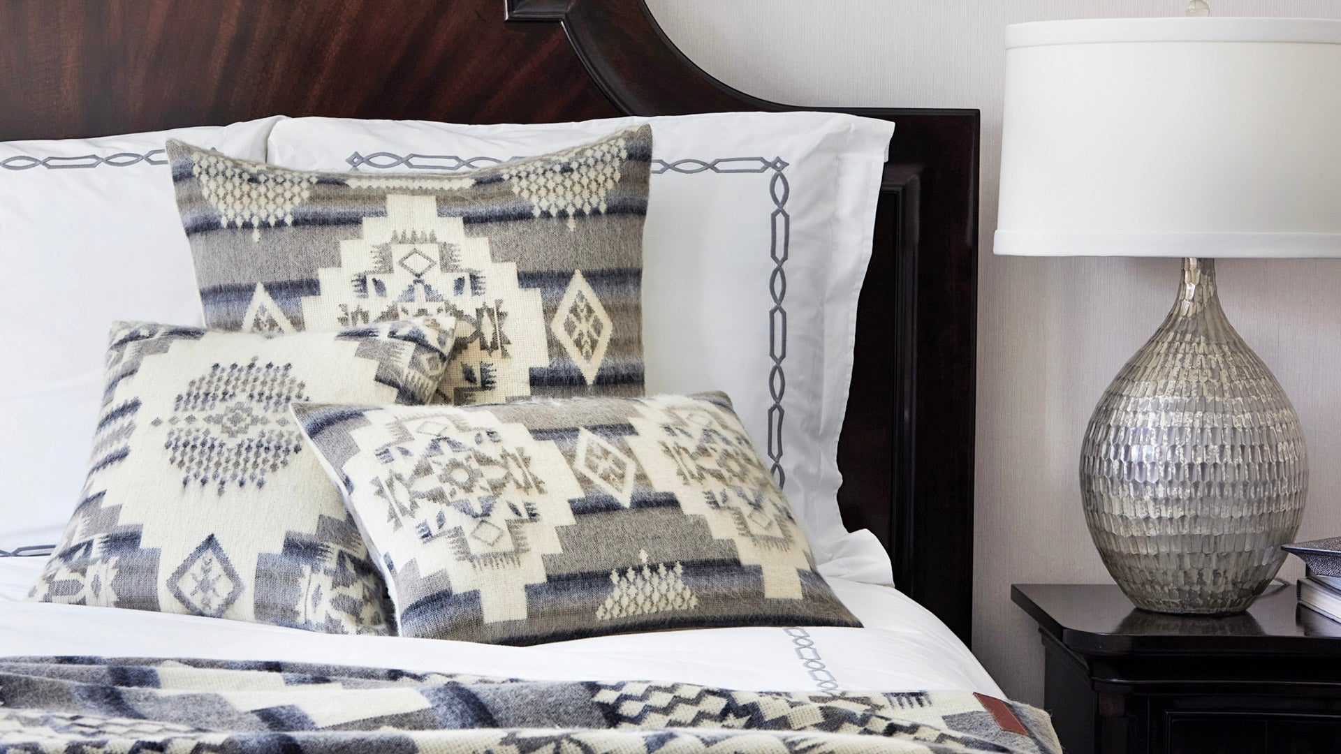 Artisan-Woven Lumbar Andes Cloud Pillowcase