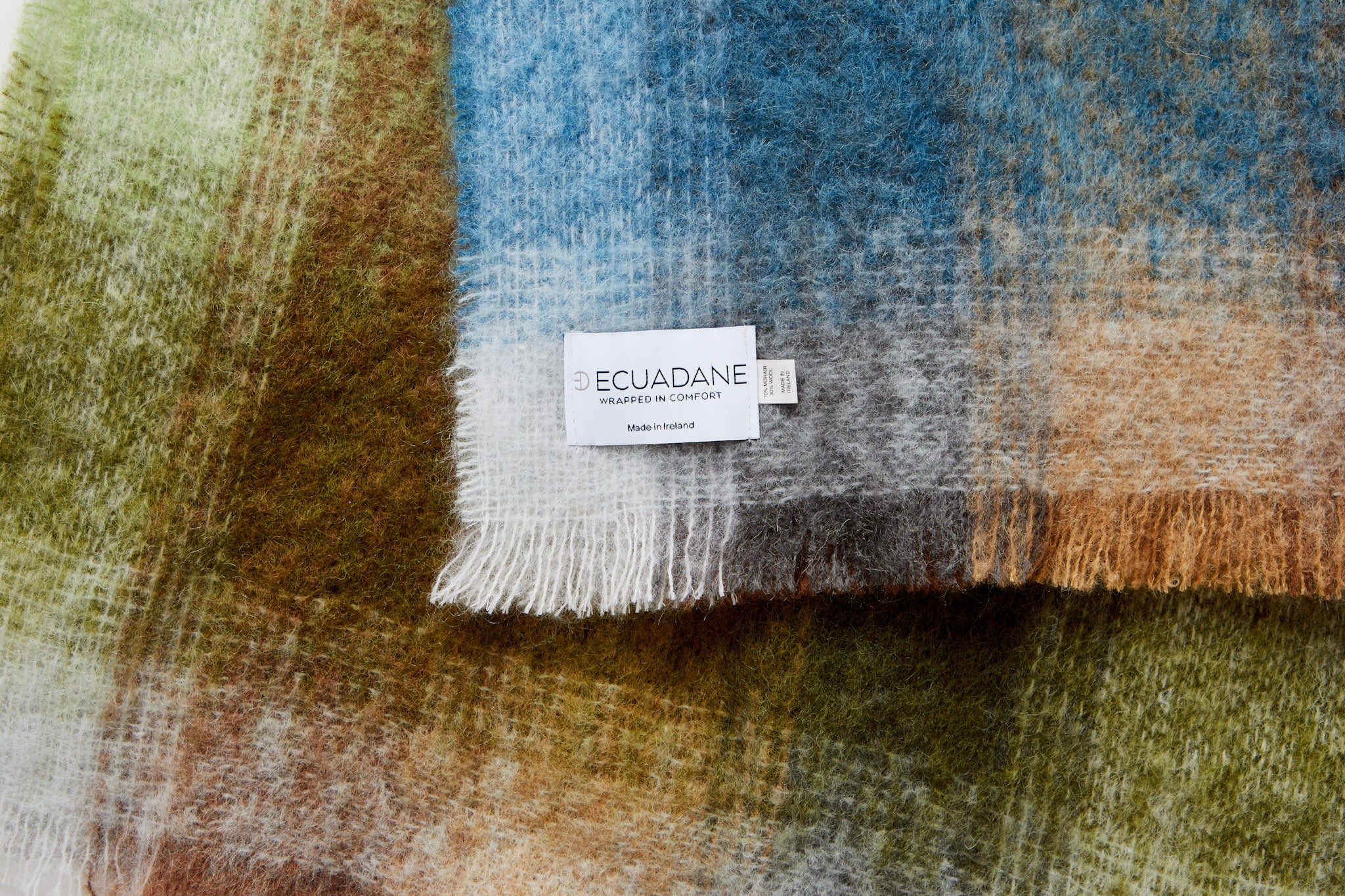 Mohair & Wool Throw Blanket - Cara Rowan