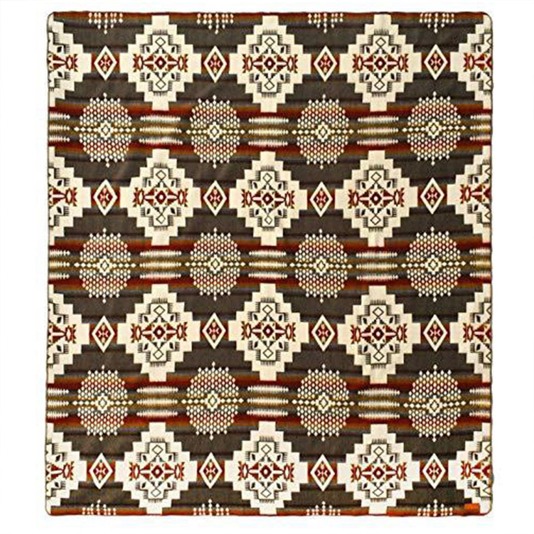 Artisan-Made Southwestern Queen-Sized Blanket - Andes Beach