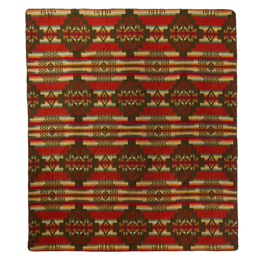 Artisan-Made Southwestern Queen-Sized Blanket - Andes Forest