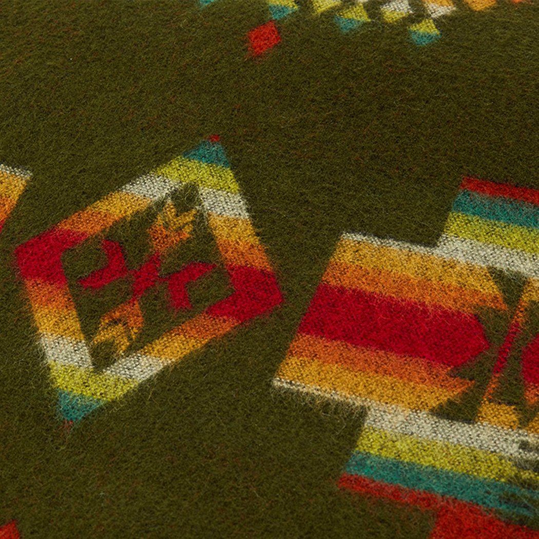 Artisan-Made Southwestern Queen-Sized Blanket - Andes Forest