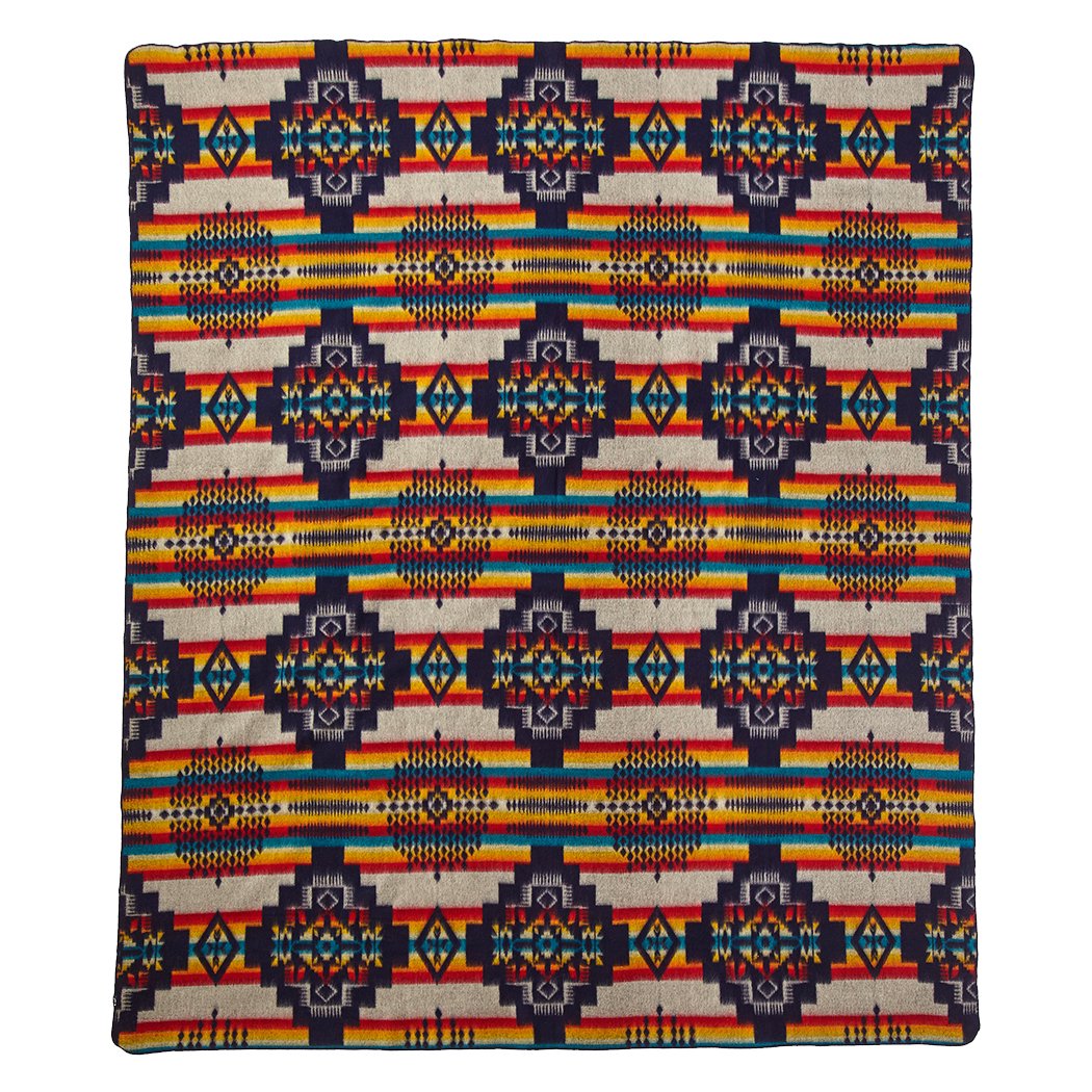 Artisan-Made Queen-Sized Blanket - Andes Midnight