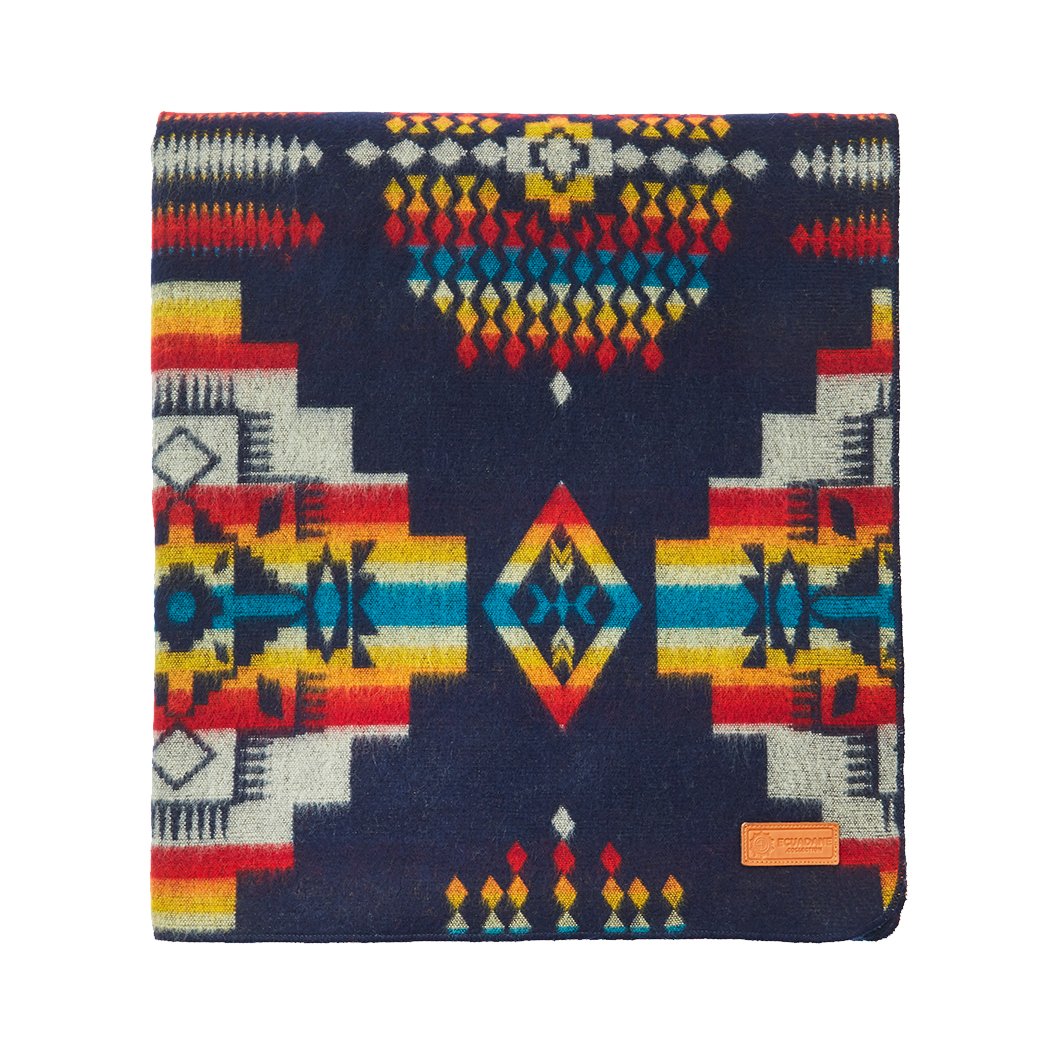 Artisan-Made Queen-Sized Blanket - Andes Midnight