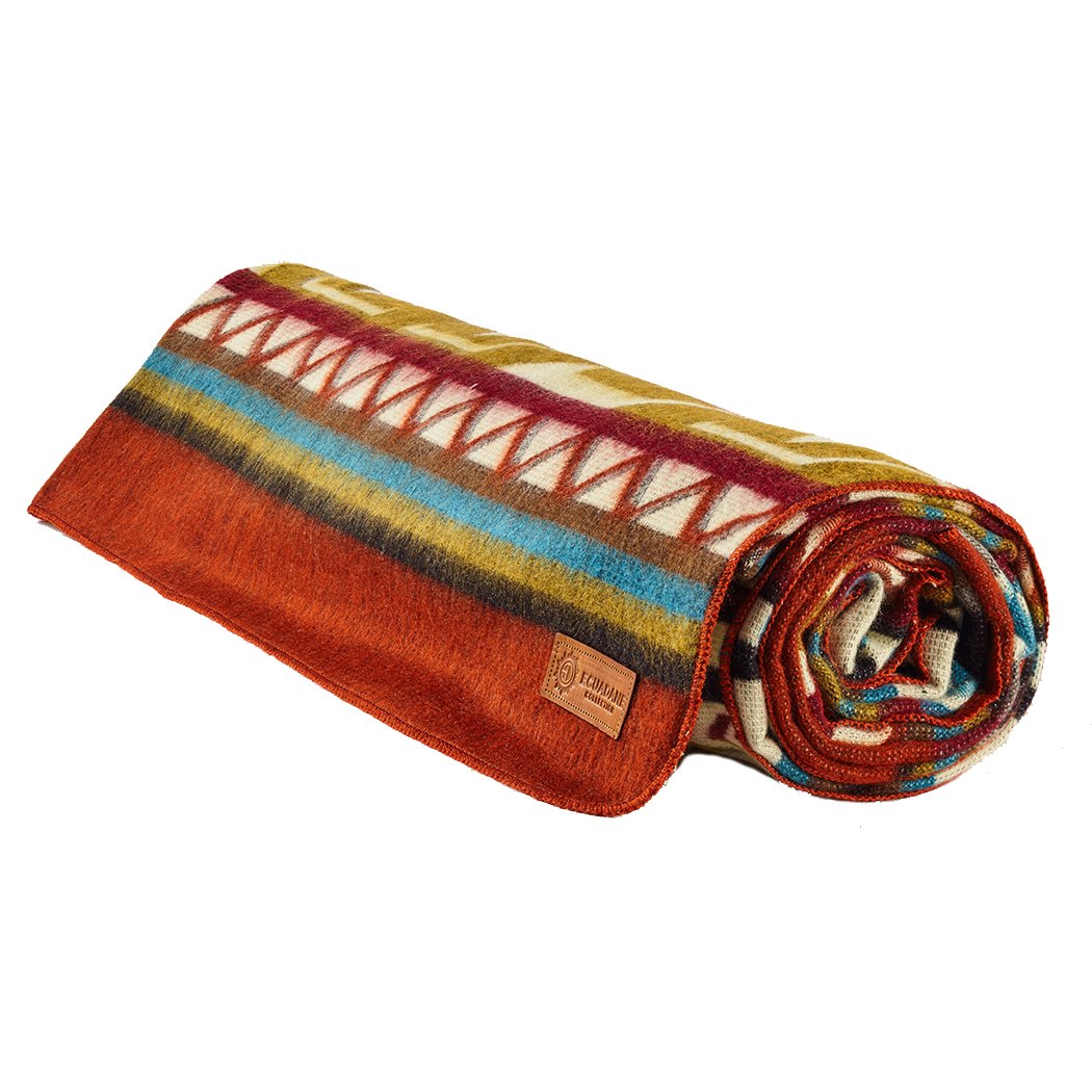 Artisan-Made Queen-Sized Blanket - Antisana Earth