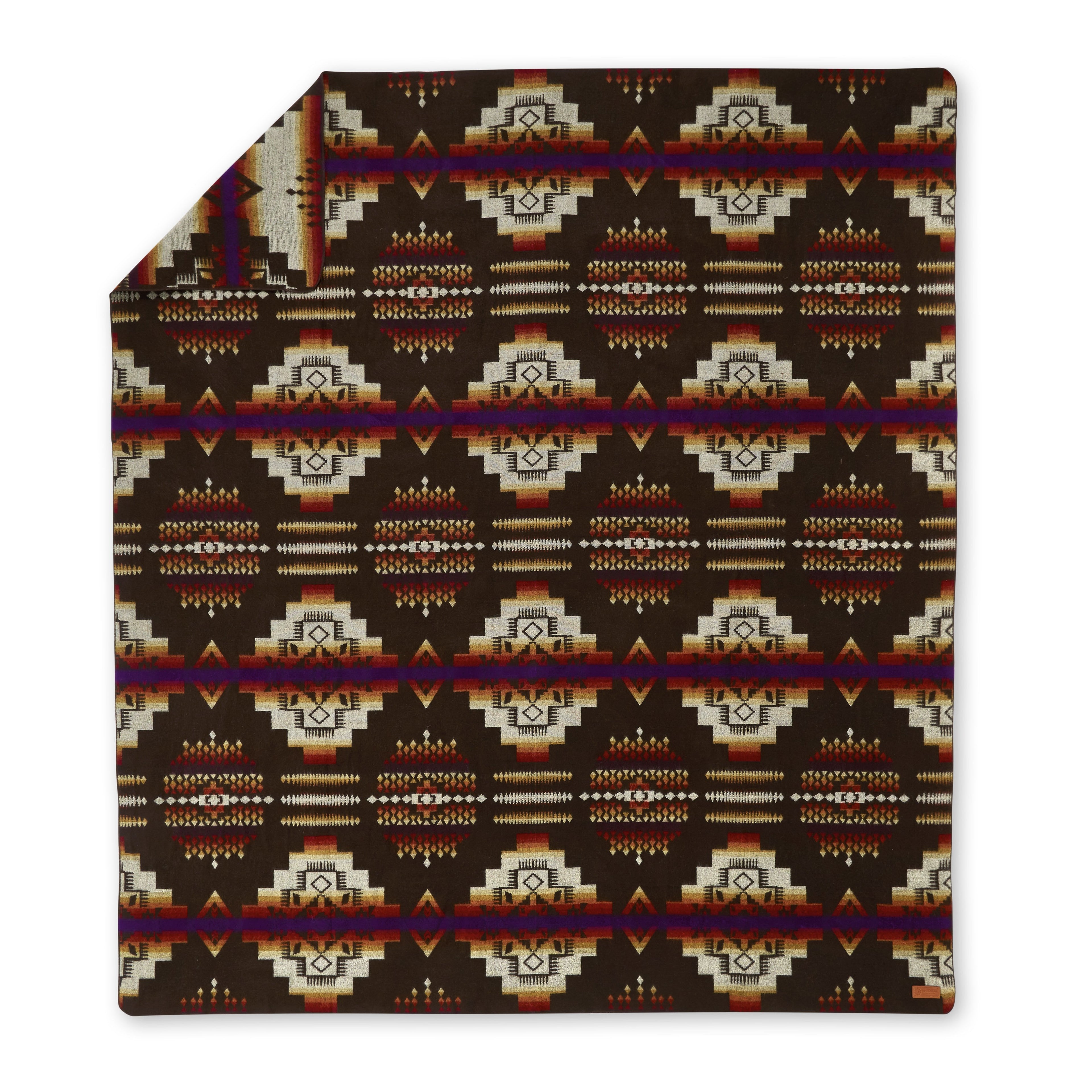 Artisan-Made Queen-Sized Blanket - Andes Campfire