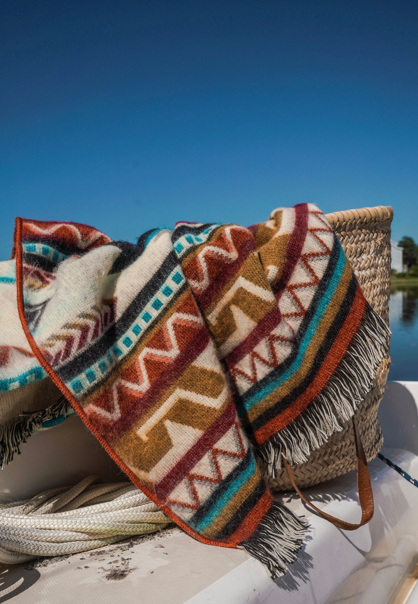 Artisan-Made Southwestern Blanket - Antisana Earth Throw
