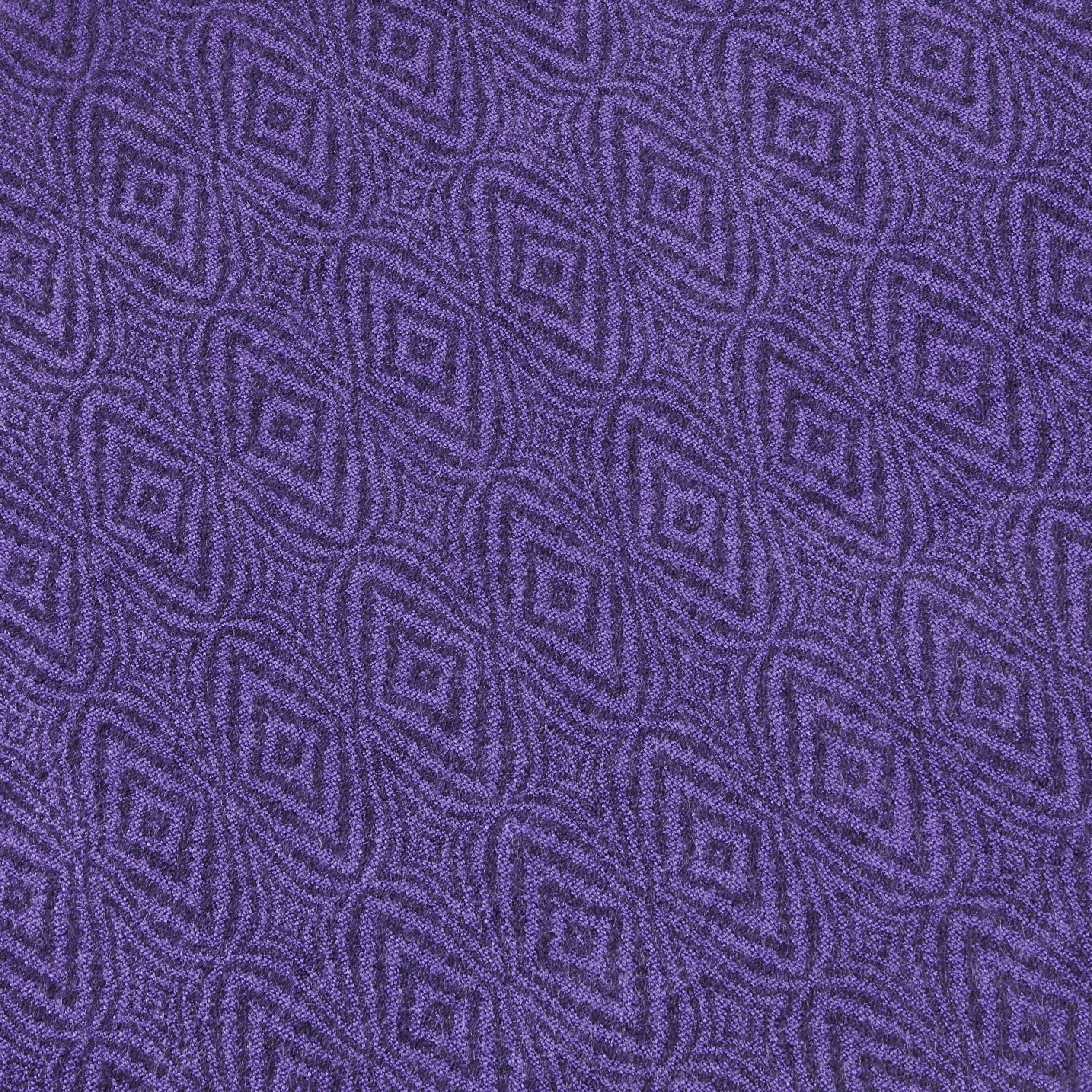 Handwoven Purple Infinity Scarf