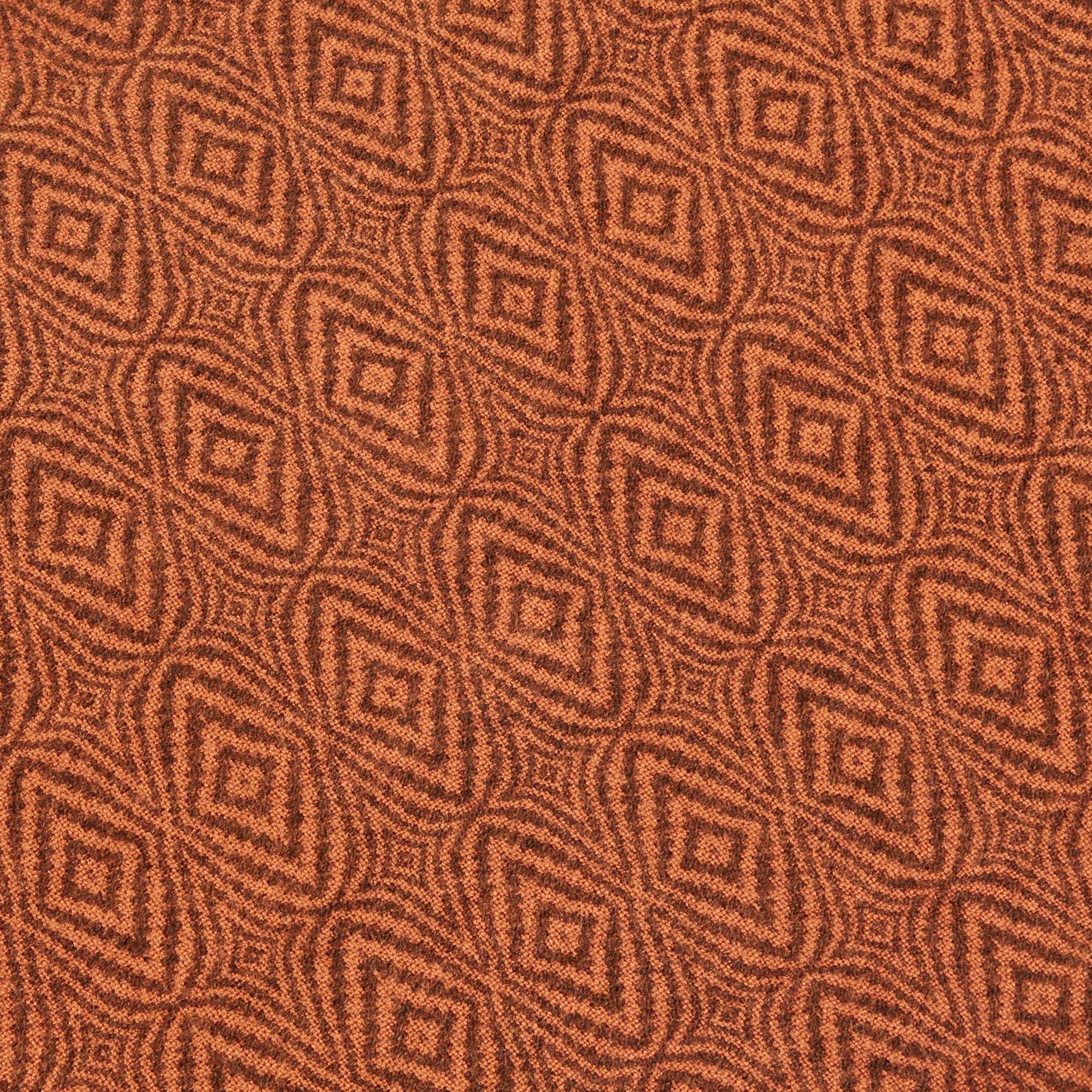 Handwoven Burnt Orange Infinity Scarf