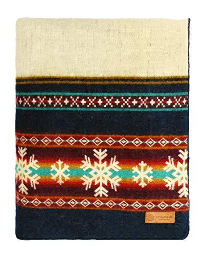 Artisan-Made Winter Blanket - Kids Sledding Adventure