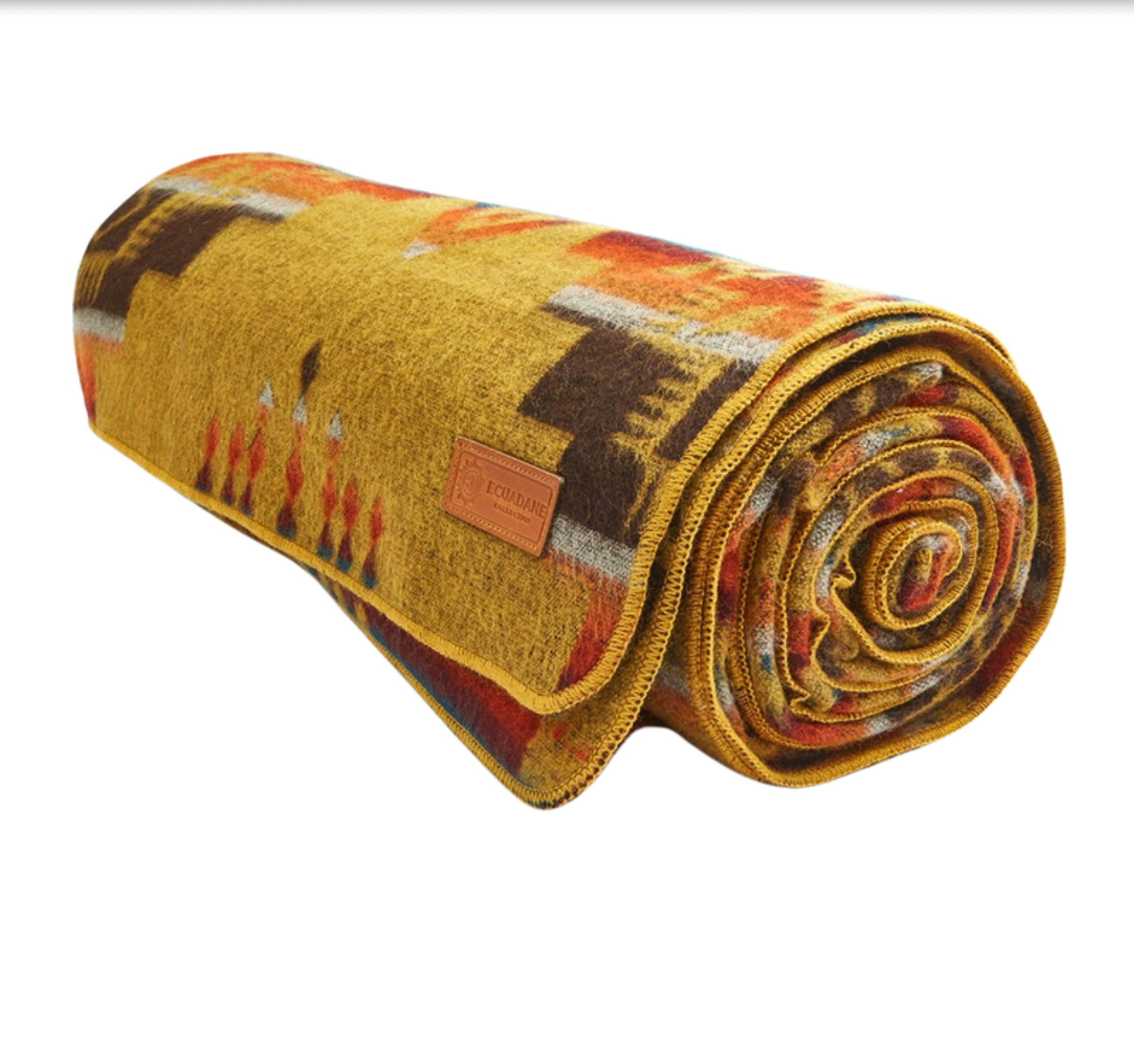 Artisan-Made Southwestern Blanket - Andes Autumn