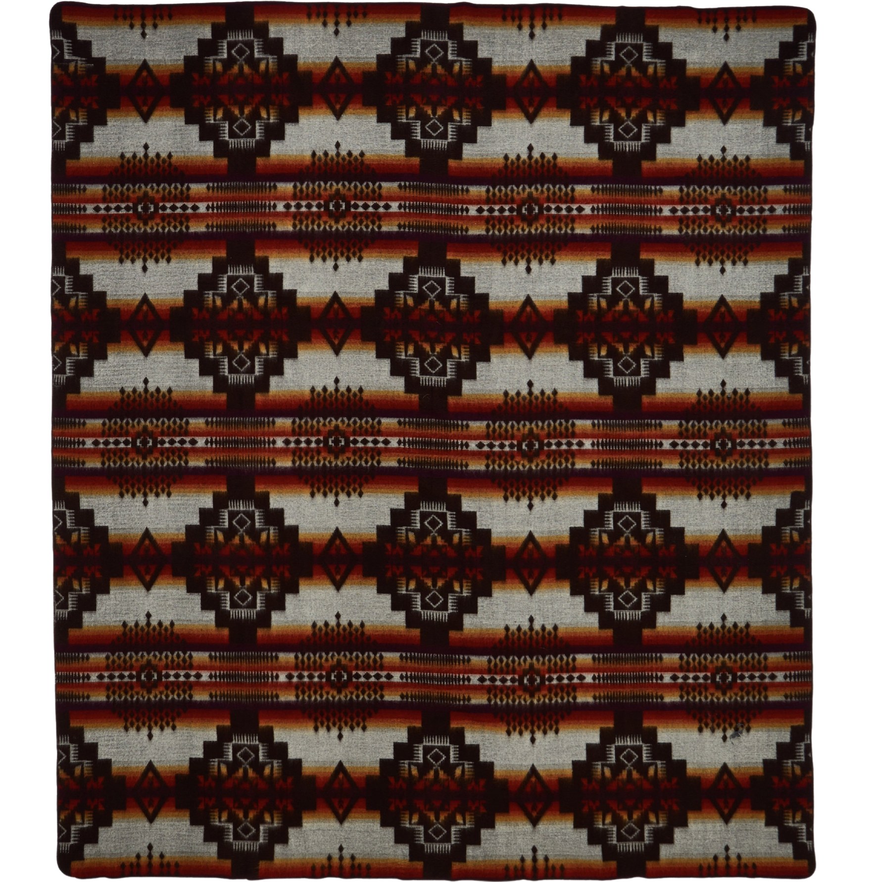 Artisan-Made Queen-Sized Blanket - Andes Campfire