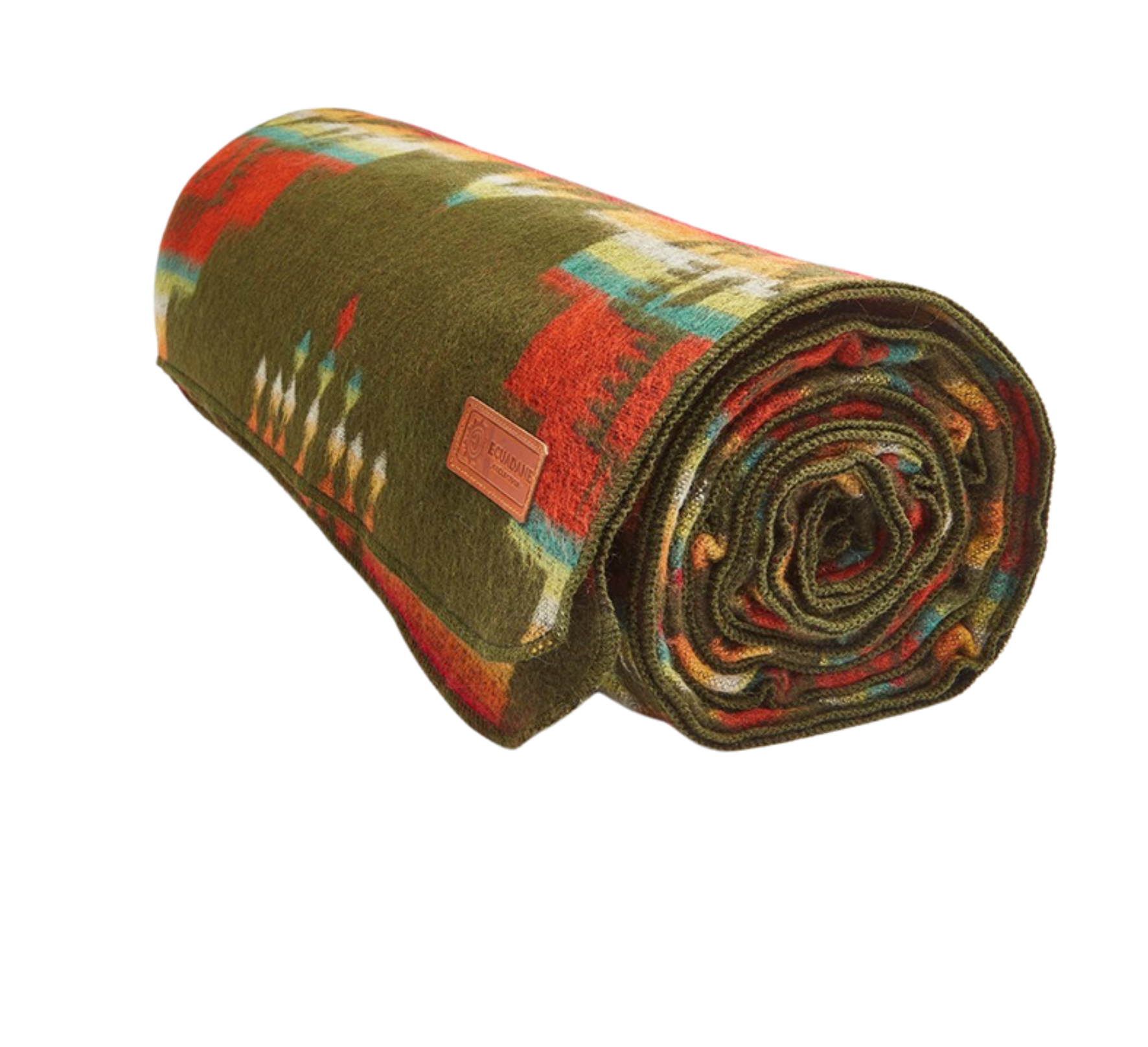 Artisan-Made Southwestern Queen-Sized Blanket - Andes Forest