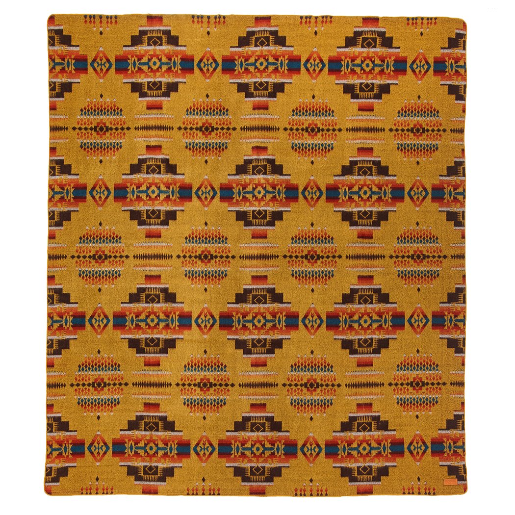 Artisan-Made Southwestern Blanket - Andes Autumn