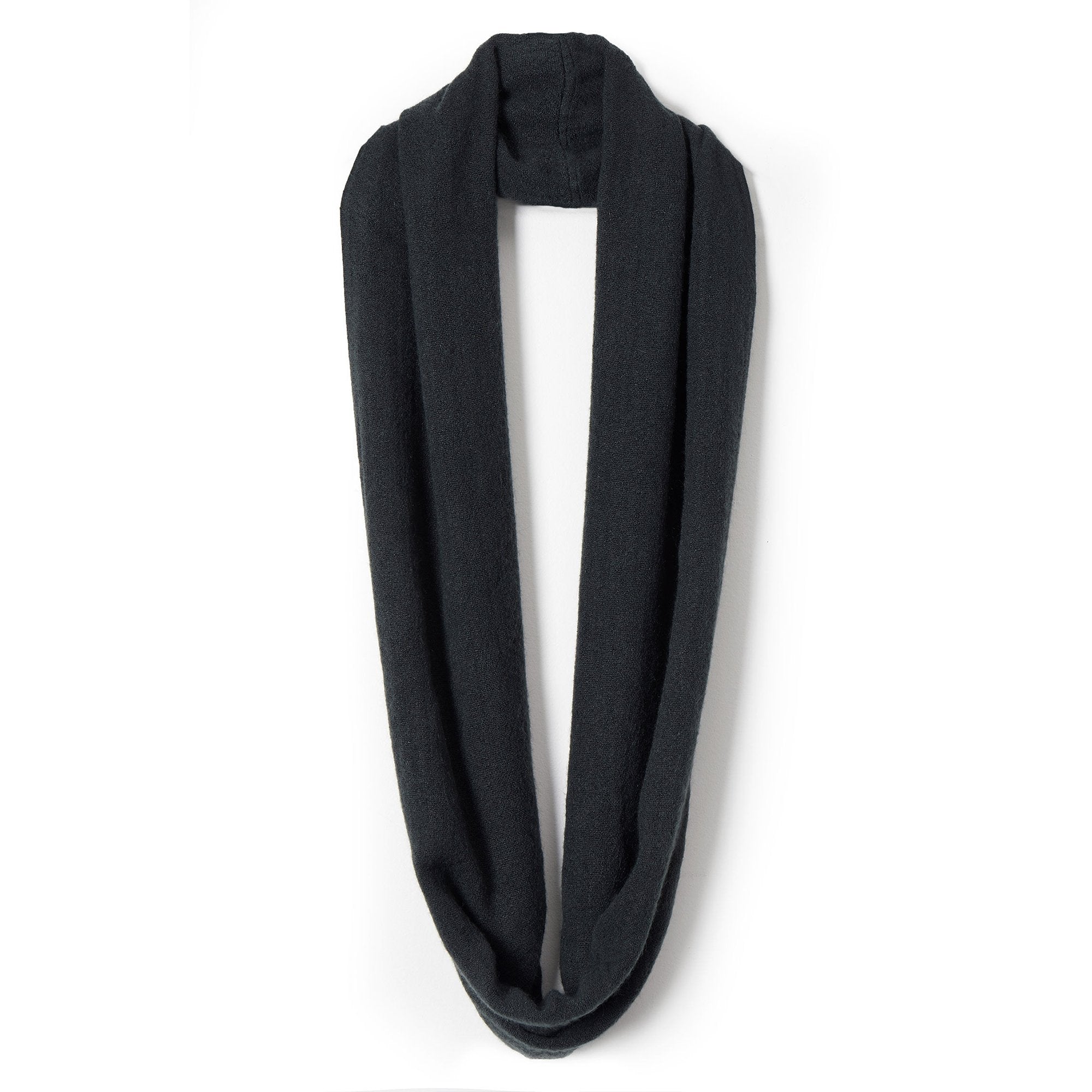 Handwoven Black Infinity Scarf
