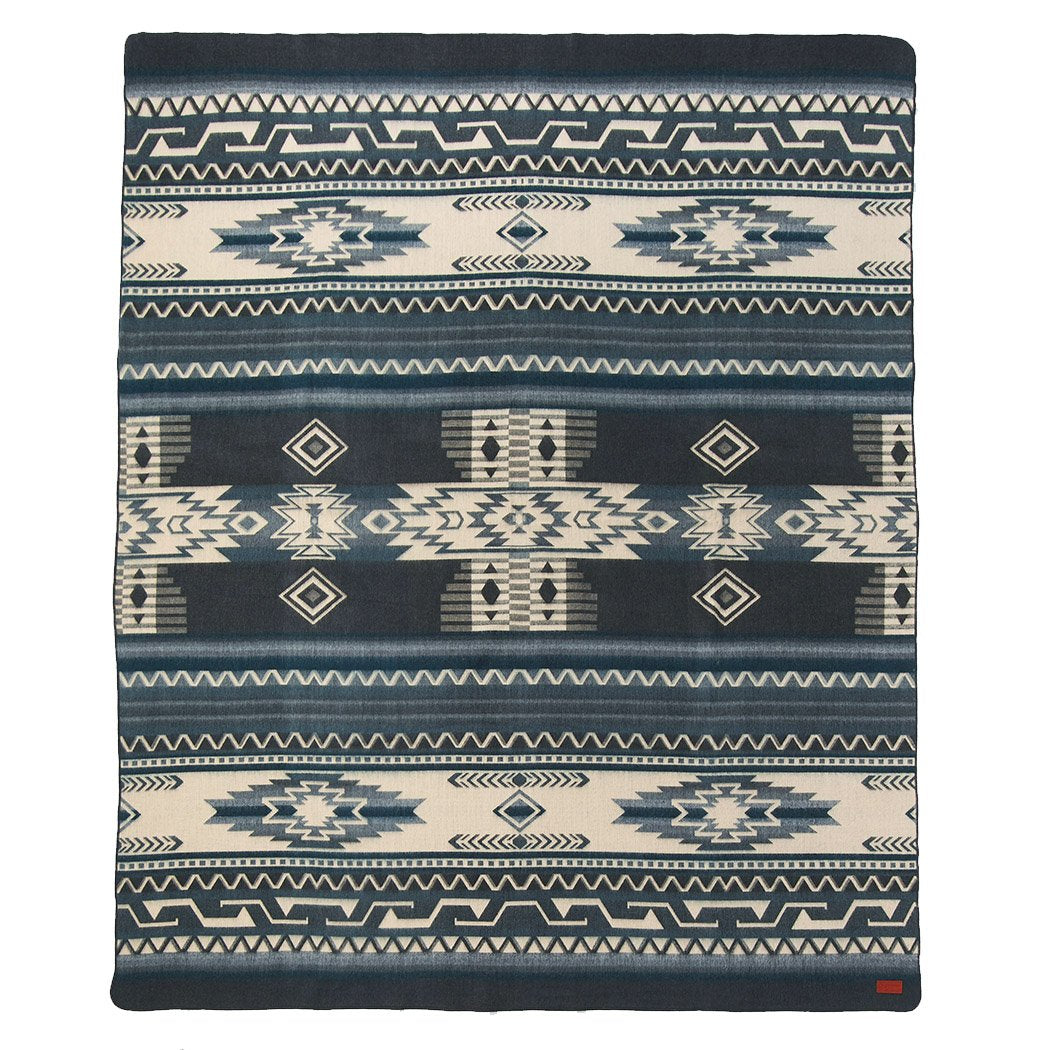 Artisan-Made Southwestern Blanket - Antisana Sky