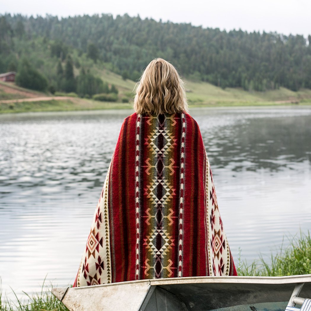 Artisan Southwestern Blanket - Cotacachi Fire