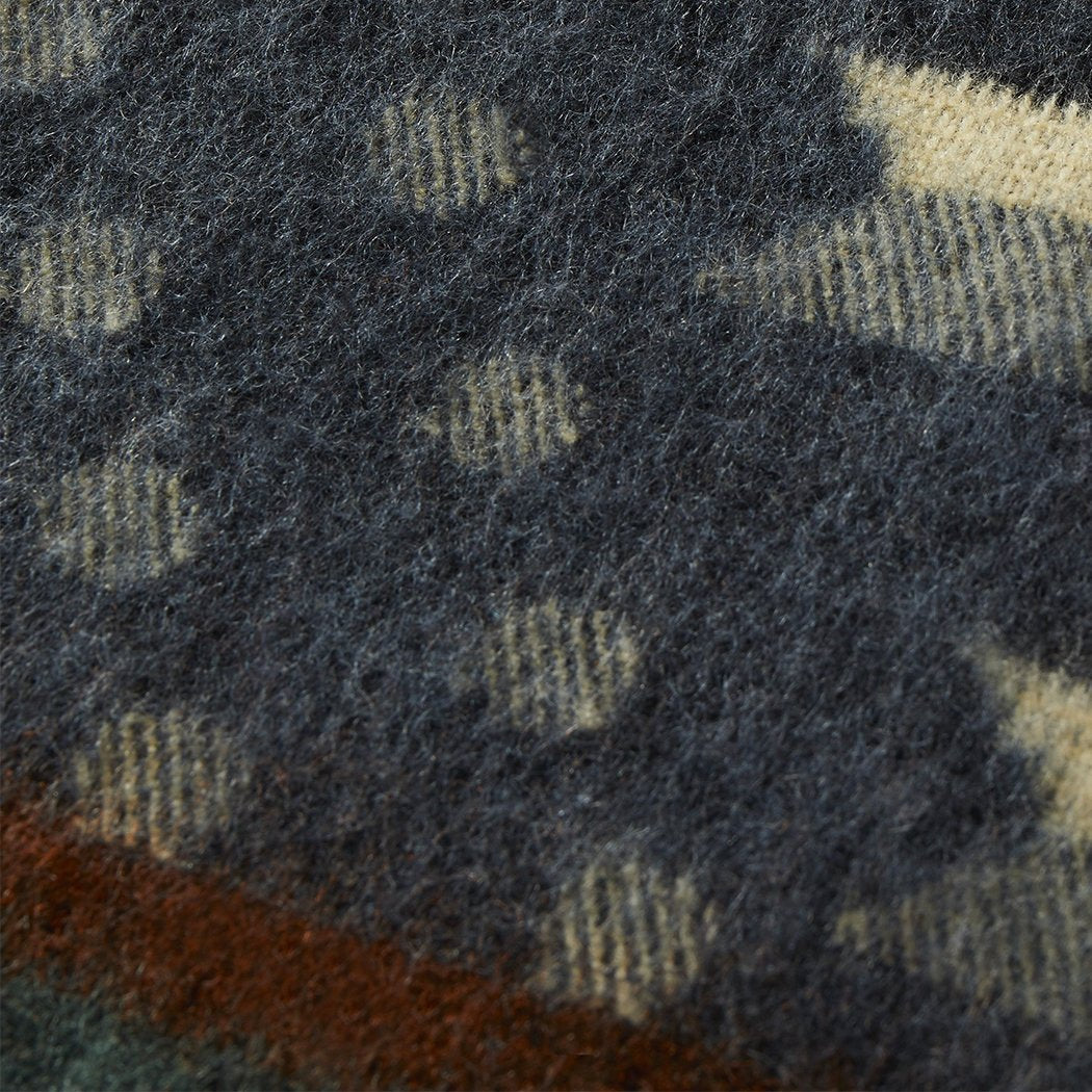 Sumaco Wave Artisan-Crafted Blanket with Southwestern Design