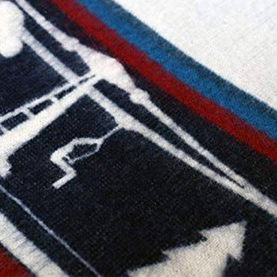 Artisan-Made Winter Blanket - Ski Jump