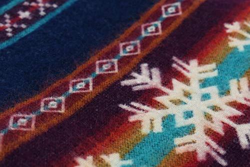Artisan-Made Winter Blanket - Kids Sledding Adventure