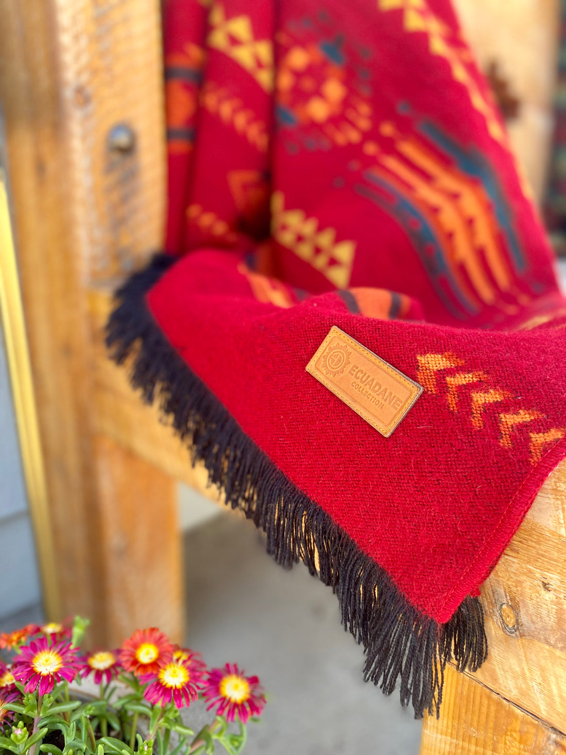 Corazon Wildfire Throw Southwestern Blanket