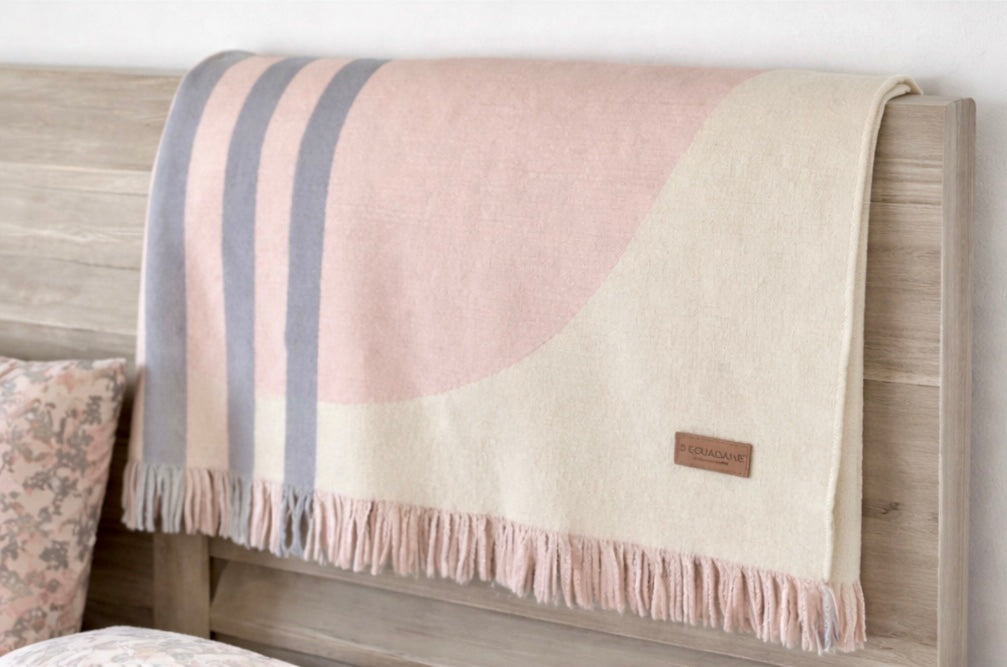 Pink Unifier Throw Artisan-Crafted Blanket