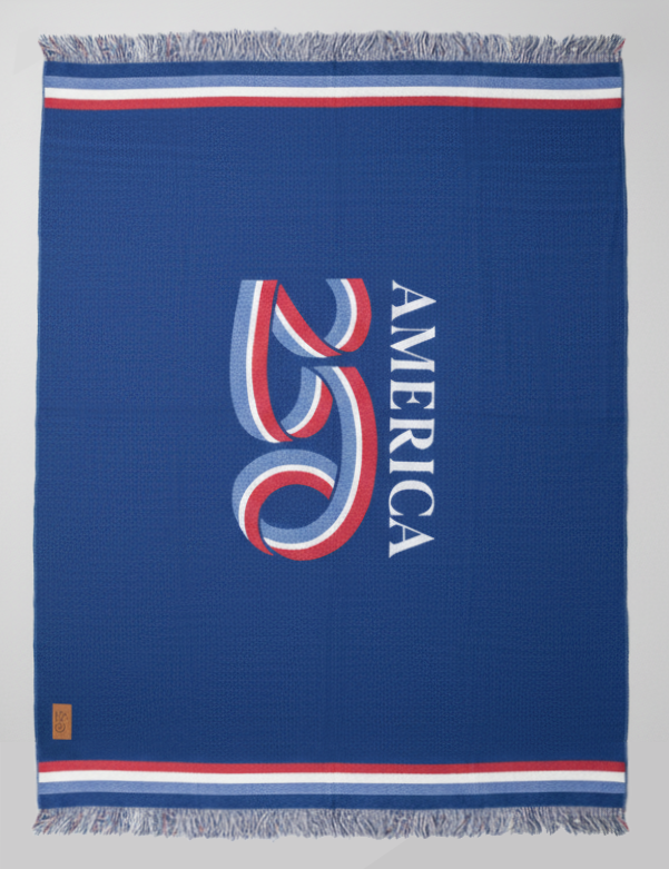America 250 Signature Throw Blanket