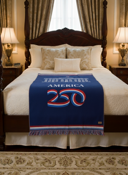 America 250 Whitehouse Throw Blanket