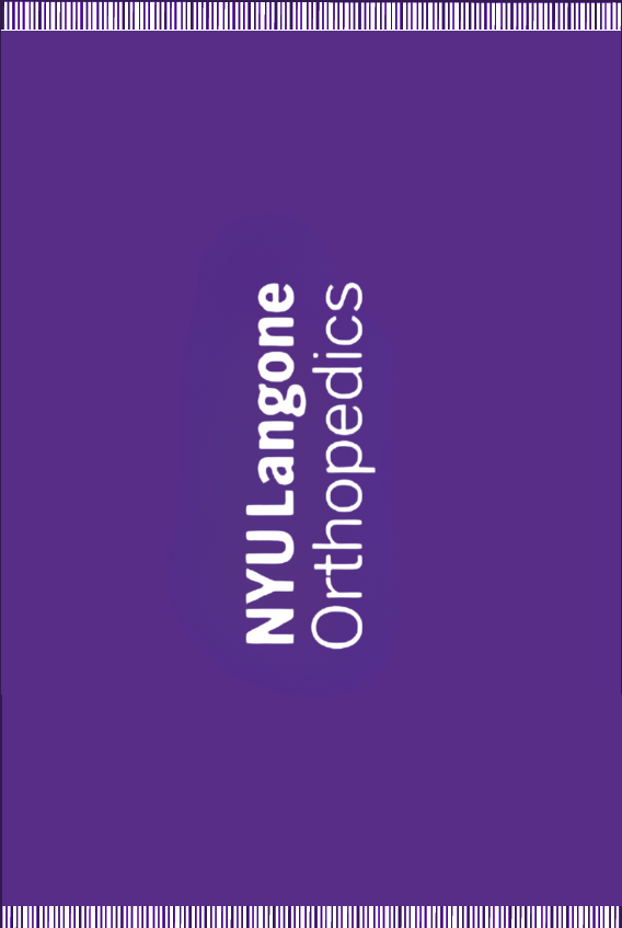 NYU Langone Orthopedics Custom Throw Blanket