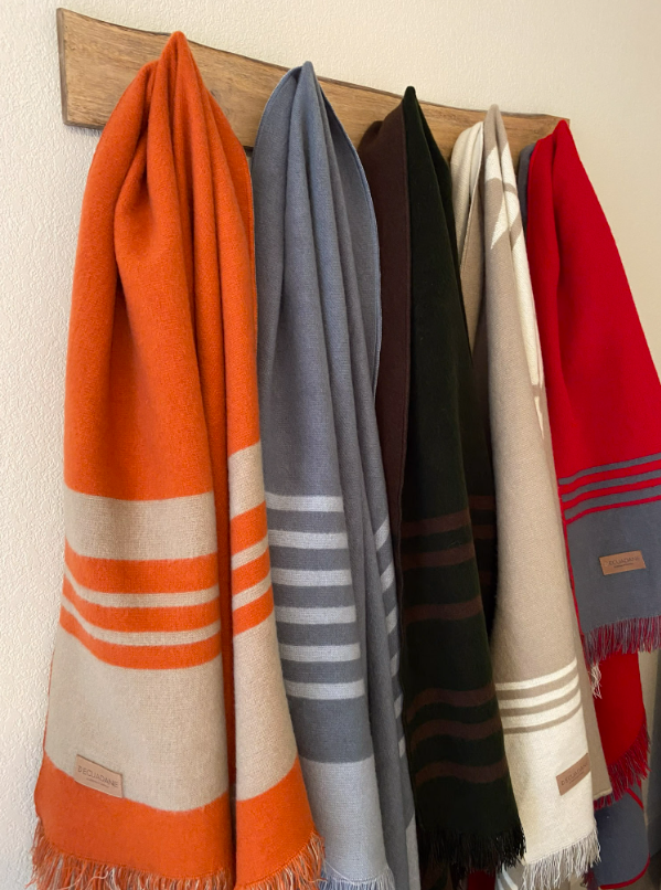 Custom Leather Label - Moscow Throw