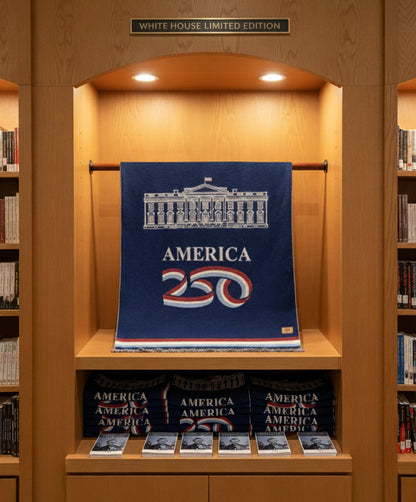 America 250 Whitehouse Throw Blanket