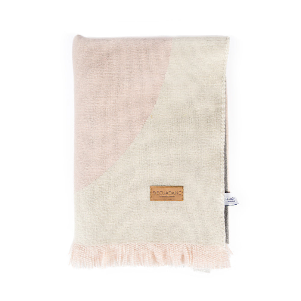 Pink Unifier Throw Artisan-Crafted Blanket