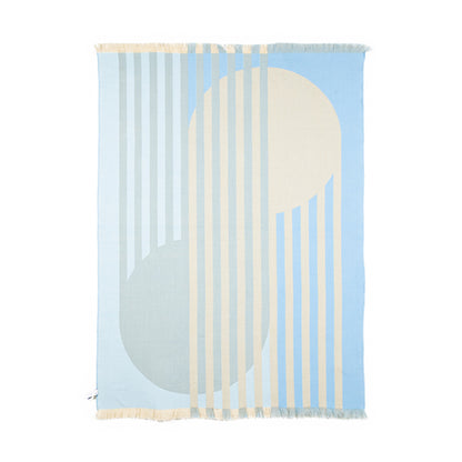 Blue Unifier Throw Artisan-Crafted Blanket