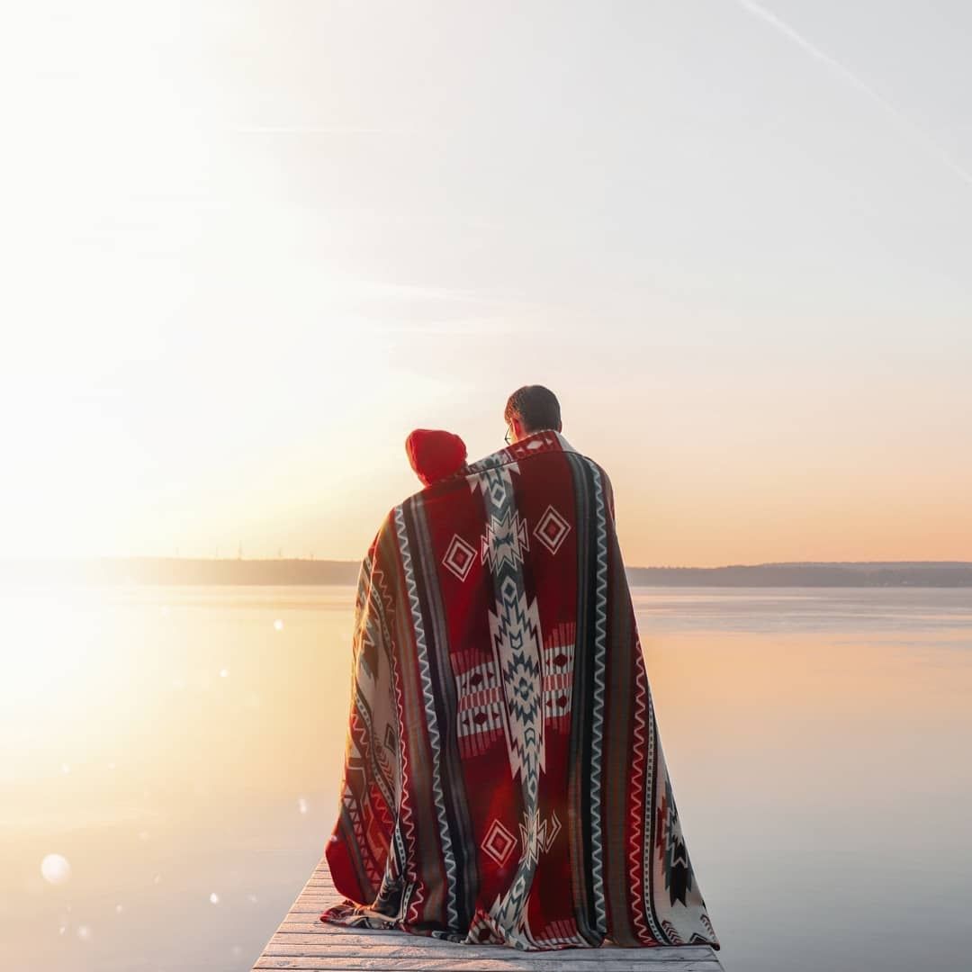 Artisan-Made Queen-Sized Blanket - Antisana Earth