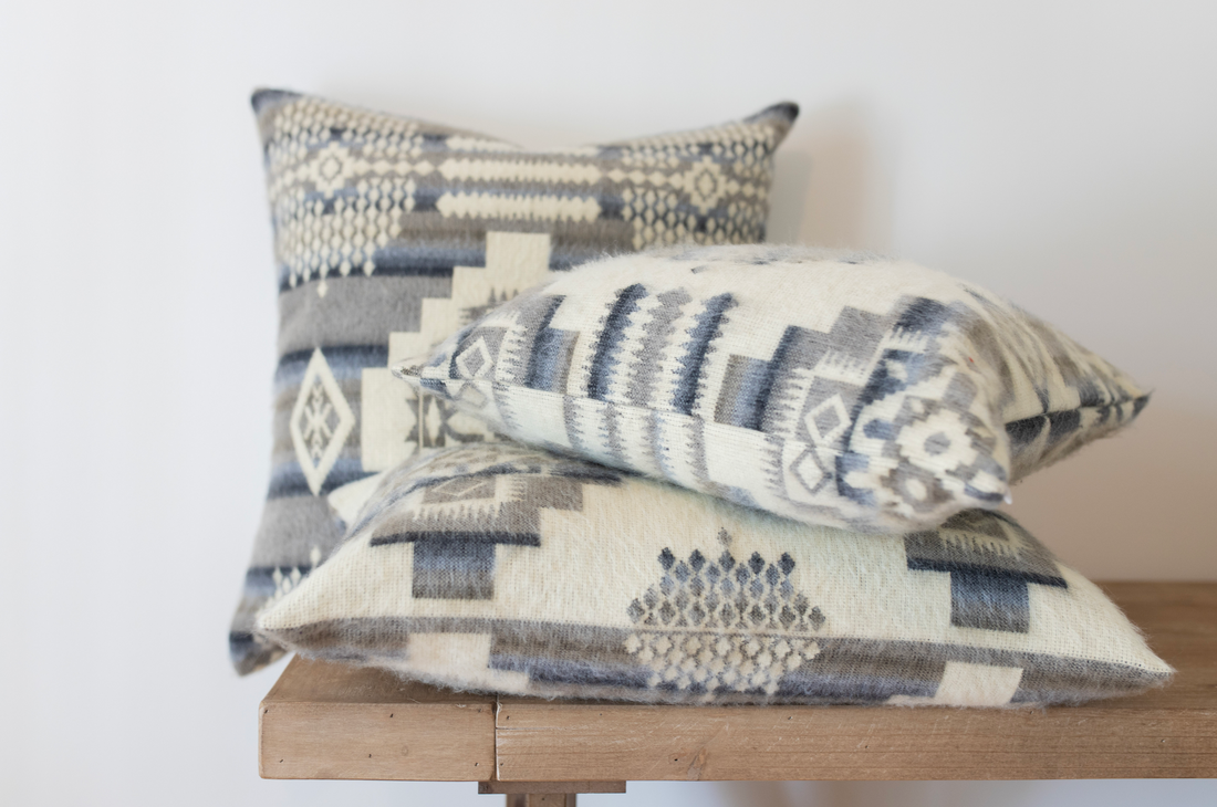 Artisan-Woven Lumbar Andes Cloud Pillowcase