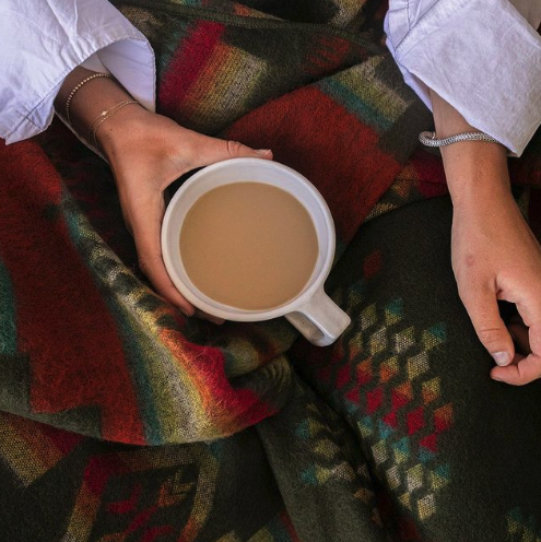 Artisan-Made Southwestern Queen-Sized Blanket - Andes Forest