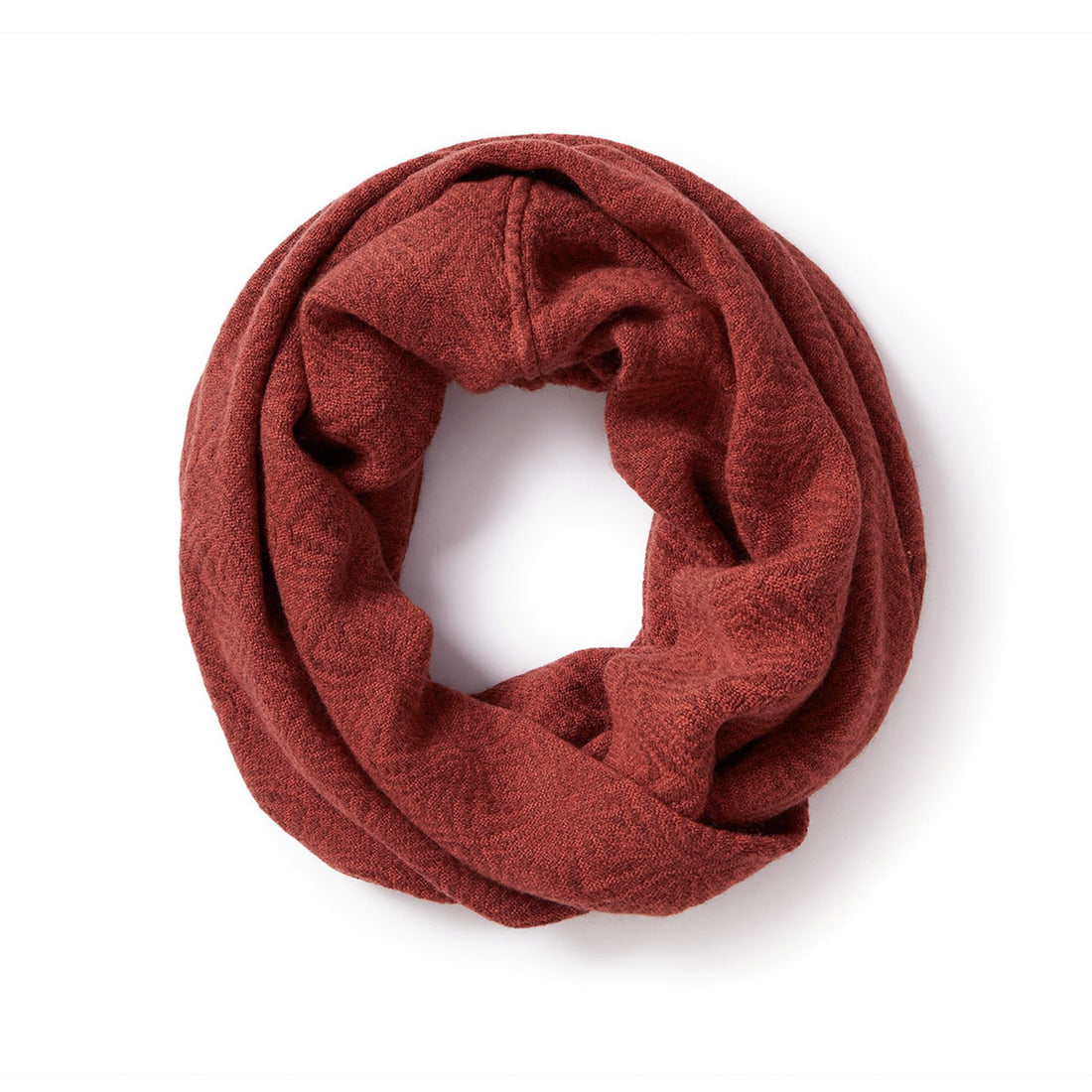 Handwoven Burgundy Infinity Scarf - FINAL SALE